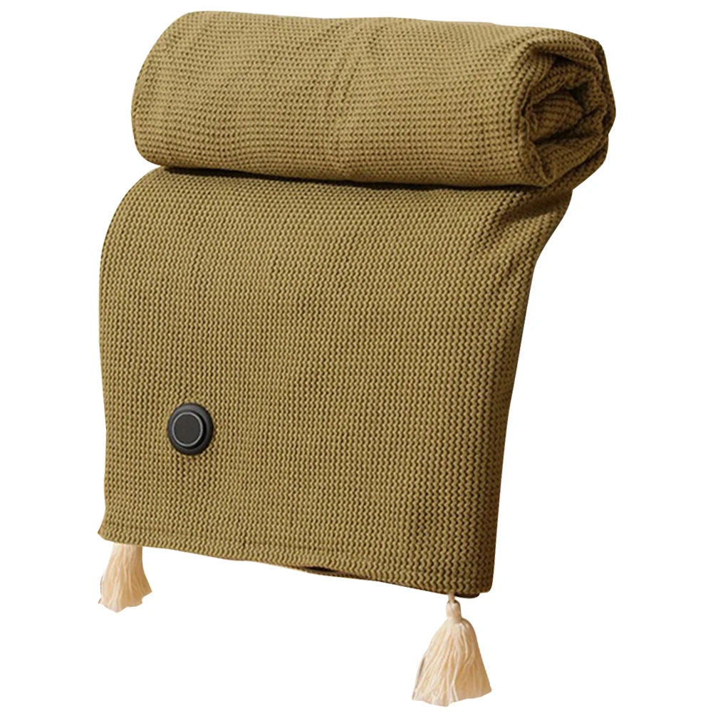 Wearable Heating Electric Blanket Shawl USB Heated Blanket Shawl Portable Body Warmer Blanket for Home Office