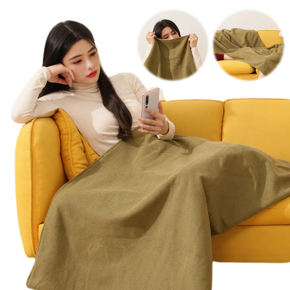 Wearable Heating Electric Blanket Shawl USB Heated Blanket Shawl Portable Body Warmer Blanket for Home Office
